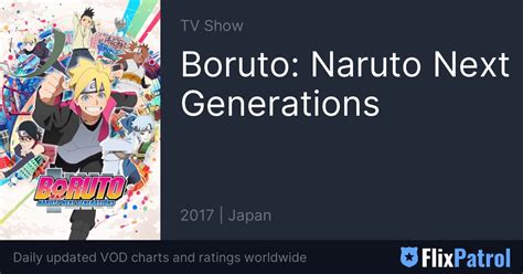 flixtor boruto: naruto next generations|Boruto: Naruto Next Generations • FlixPatrol.